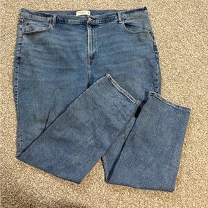 Abercrombie & Fitch Ultra High Rise Slim Straight Jeans Size 20R / 35